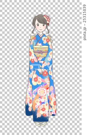 Female blue for kimono 25315839