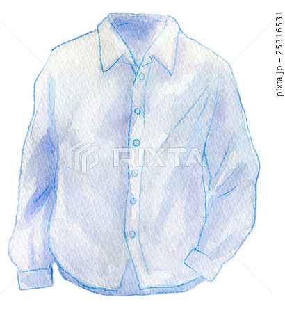 水彩イラスト ファッション Yシャツのイラスト素材 25316531 Pixta