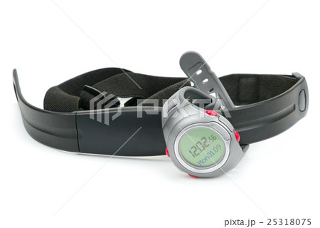 watch and chest strap of heart rate monitor watch and chest strap of heart rate monitor 25318075