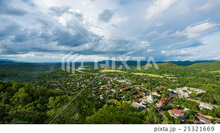 top view of country village in the north, Thailand top view of country village in the north, Thailand 25321669