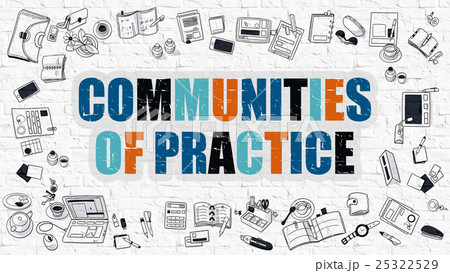 Communities of Practice Concept. Multicolor on 25322529