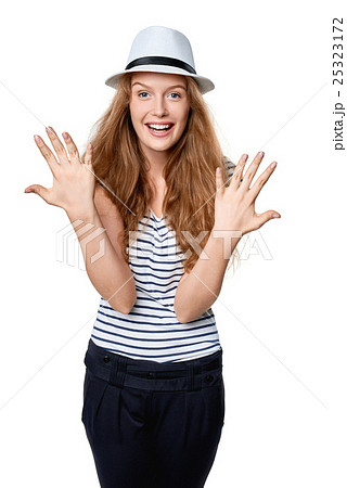 Hand counting - ten fingers 25323172