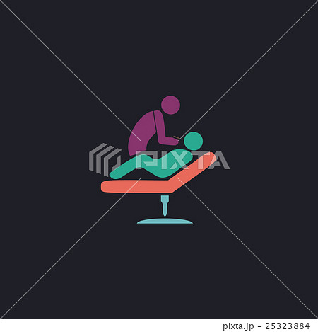 Dental clinic computer symbol 25323884