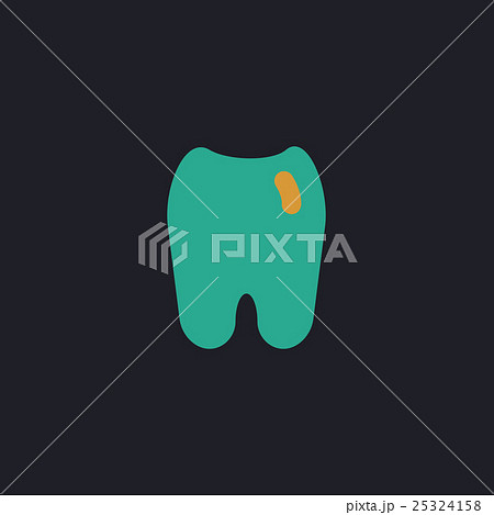 Tooth computer symbol Tooth computer symbol 25324158