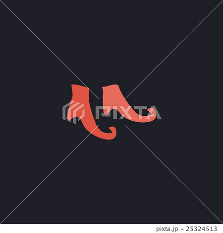 Witch boots computer symbol 25324513