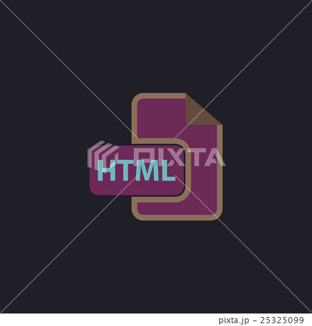 html computer symbolのイラスト素材 [25325099] - PIXTA
