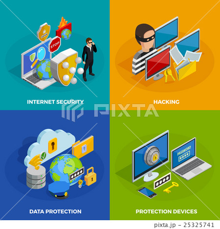 Data Protection Concept Icons Set  25325741