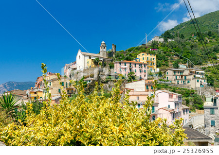 Vernazza. The old village with colorful houses. 25326955
