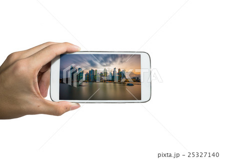 Holding smart phone for capture 25327140