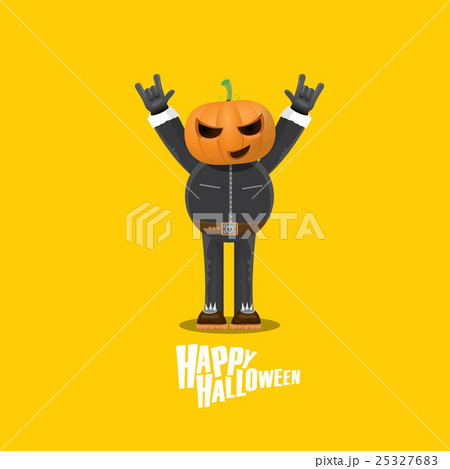 Rock n roll Happy halloween vector greeting card Rock n roll Happy halloween vector greeting card 25327683