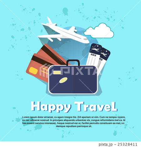 Vacation HolidayTrip Banner Air Plane Ticket Vacation HolidayTrip Banner Air Plane Ticket 25328411