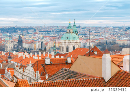 Prague. Aerial view of the city. 25329452