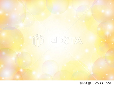 シャボン玉オレンジベースのイラスト素材