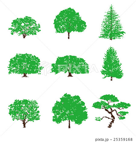 樹木のイラストのイラスト素材 25359168 Pixta