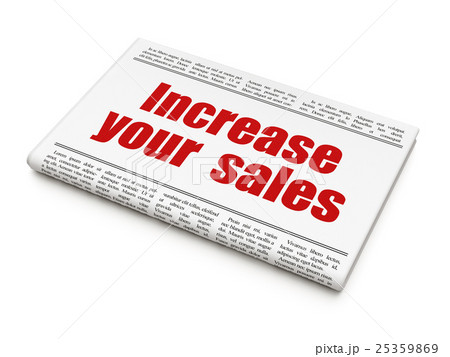 Finance concept: newspaper headline Increase Your 25359869
