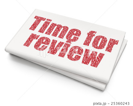 Timeline concept: Time for Review on Blank Timeline concept: Time for Review on Blank 25360243