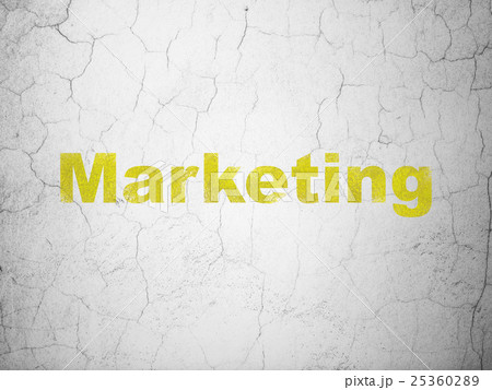 Advertising concept: Marketing on wall background 25360289