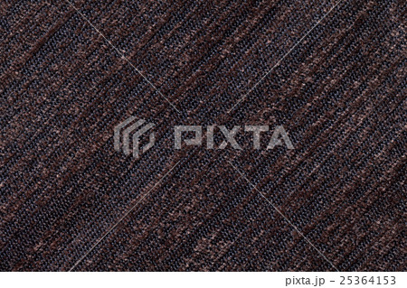 Dark brown background of knitted textile material 25364153