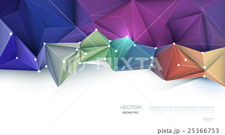 Geometric, Polygonal, Triangle pattern 25366753