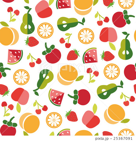 Fruit background in Flat 25367091