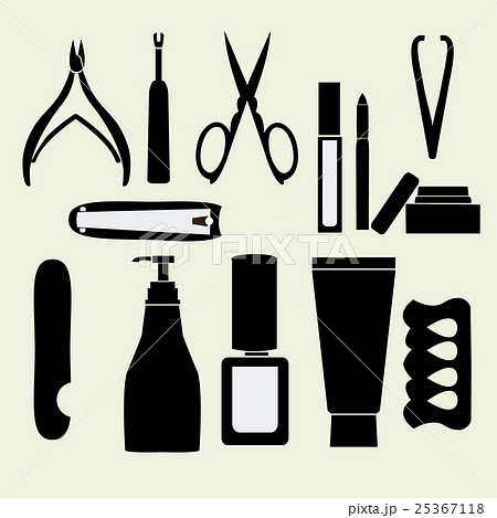 Personal nail pedicure and manicure style set Personal nail pedicure and manicure style set 25367118