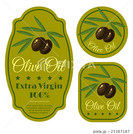 green labels for olive oil green labels for olive oil 25367187