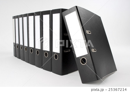 A row with file folders 25367214