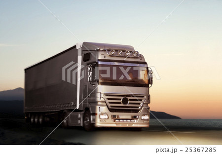 Truck on highway 25367285