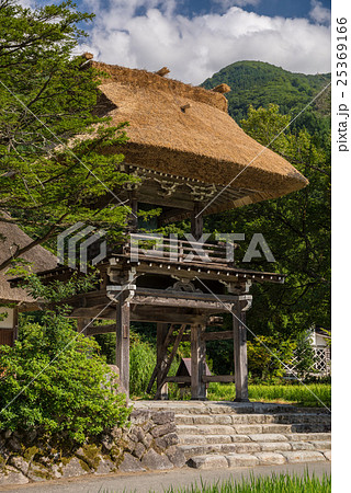 白川郷　明善寺鐘楼門 25369166