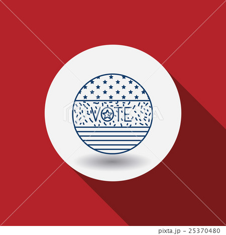 Flag circle of vote concept Flag circle of vote concept 25370480