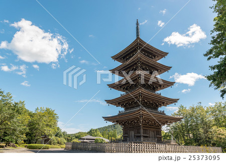 定義山西方寺の五重塔 25373095