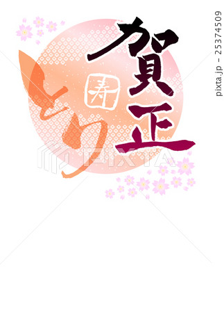 2017年 年賀状ハガキデザイン 2017年 年賀状ハガキデザイン 25374509