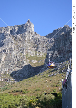 南アフリカ、ケープタウン、テーブルマウンテンの岩肌 南アフリカ、ケープタウン、テーブルマウンテンの岩肌 25375818