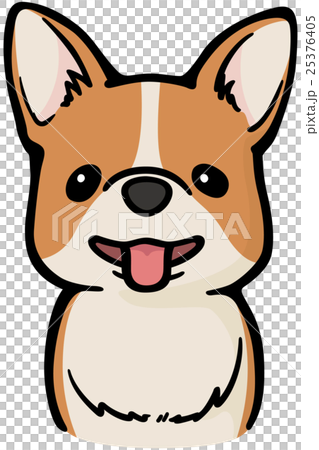 ウェルシュ コーギー 犬のイラスト のイラスト素材