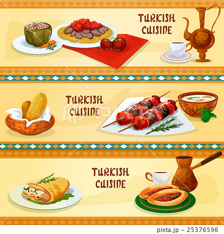 Turkish cuisine banners for restaurant menu design Turkish cuisine banners for restaurant menu design 25376596