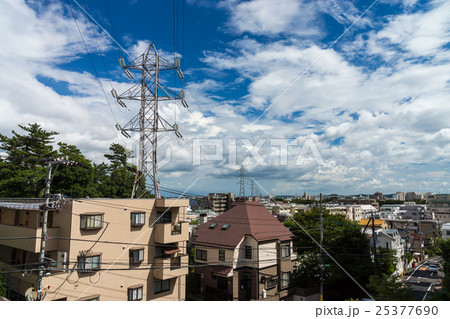 夏の空と街 25377690