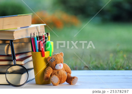 educaion book stack page outdoor 25378297