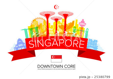 Beautiful Singapore Travel Landmarks. 25380799