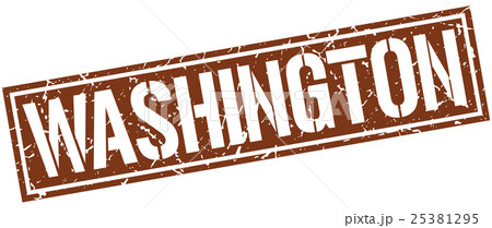 Washington brown square stamp Washington brown square stamp 25381295