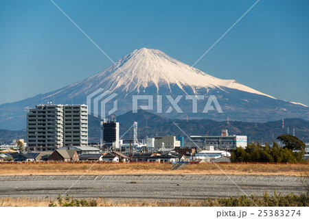 静岡市街と富士山 静岡市街と富士山 25383274