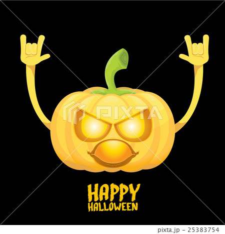 pumpkin rock n roll style halloween greeting card 25383754