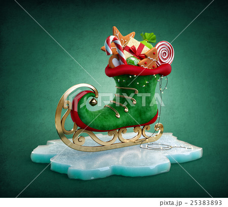 Magical elf skate full of christmas gifts Magical elf skate full of christmas gifts 25383893