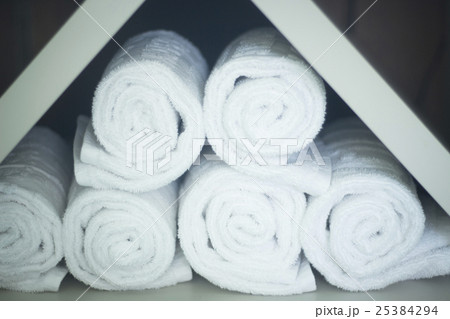 Towels in health center spa Towels in health center spa 25384294