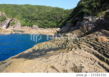 高知県土佐清水市 見残し海岸 縞岩 高知県土佐清水市 見残し海岸 縞岩 25385356