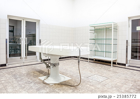 Autopsy tables in morgue Autopsy tables in morgue 25385772