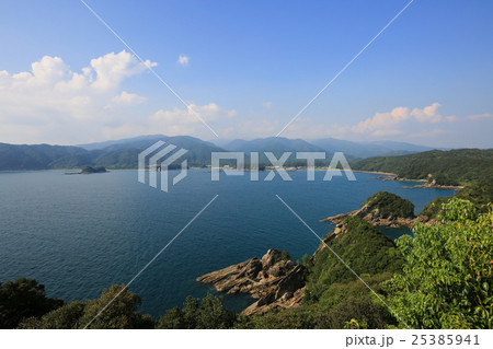 高知県土佐清水市　見残し海岸　展望台からの風景 25385941