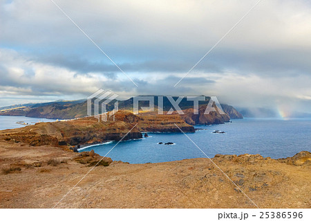 Sunrise and rainbow, Madeira, Portugal 25386596