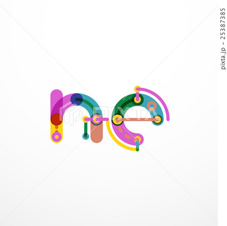 Line letter design 25387385