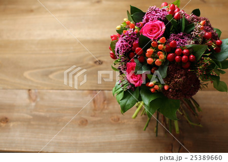 秋冬のブーケ 花 フラワー 秋冬のブーケ 花 フラワー 25389660