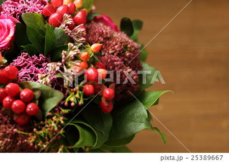 秋冬のブーケ 花 フラワー 秋冬のブーケ 花 フラワー 25389667